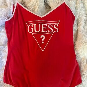 Guess Scarlet Red Bodysuit